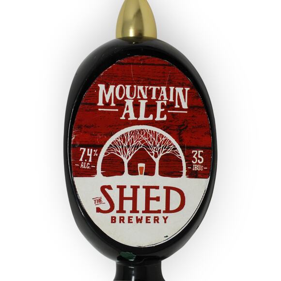 Shed Brewery Mountain Ale Beer Tap Handle Stowe Vermont VT 802 SKI LOCAL - Picture 5 of 11